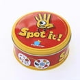 thumbnail image 1 of Spot It Playing Card Game With Metal Box Clear Printing Enjoy It For Family For Kids 6 Years Old+, 1 of 9