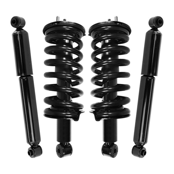 AutoShack Front Complete Strut & Coil Spring Shock Absorber Replacement for 2005-2015 Nissan Armada 4-PC Kit
