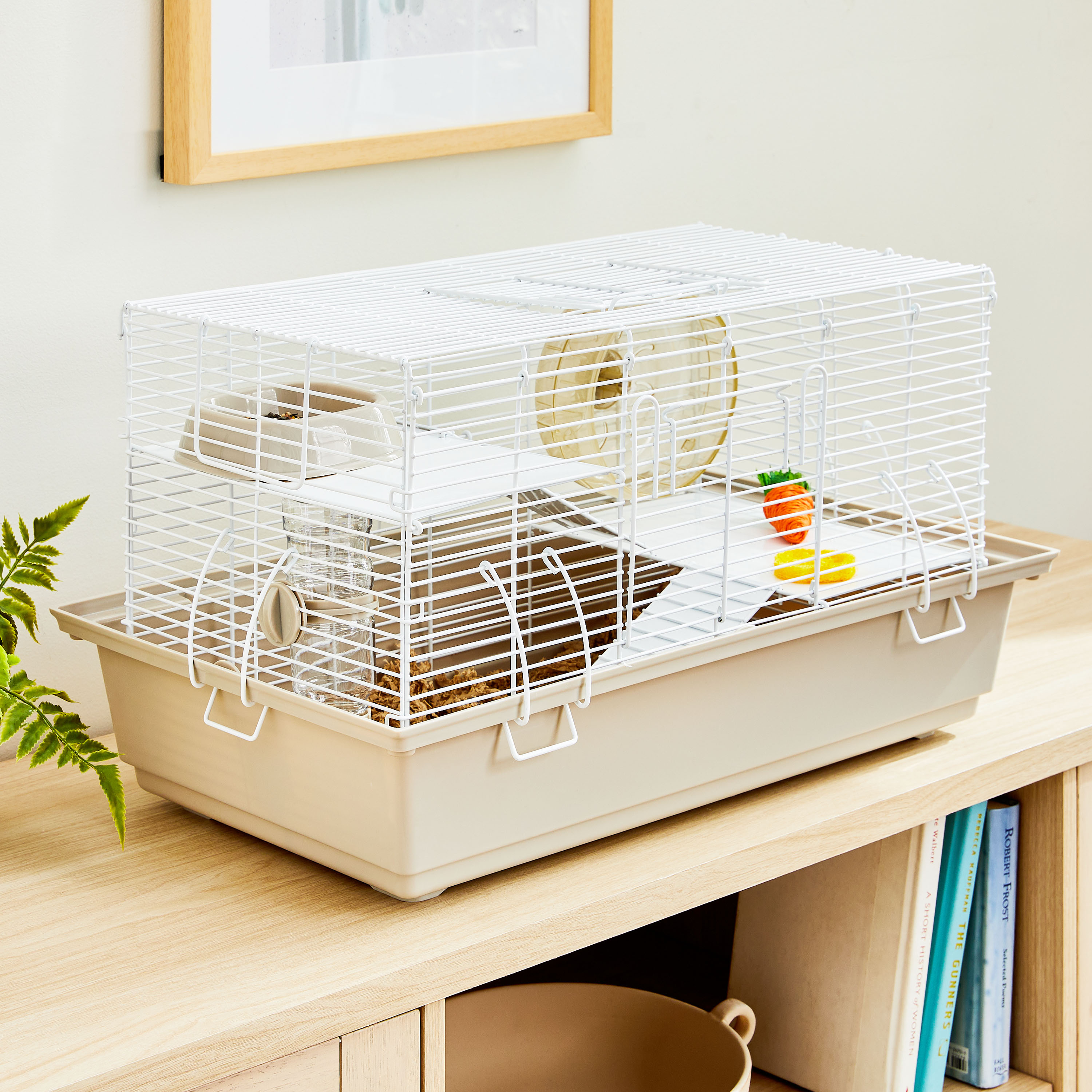 Vibrant Life Split-Level Hamster Habitat with Wheel & Accessories photo 2