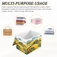 thumbnail image 7 of Foldable Fabric Storage Bin With Handle Collapsible Basket Box Storage With Lid Organizer A Tuscany Landscape, 7 of 7