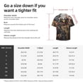thumbnail image 5 of Fotbe Bald Eagle Soldier print Short Sleeve Button Down Shirts for Men Casual Summer Beach Wrinkle Free Shirt-4X-Large, 5 of 5