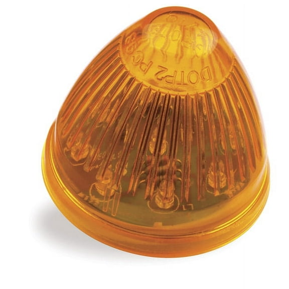 Grote CLR/MRK, 2" RED BEEHIVE, 9 DIODE, HI COUNT LED (G3093)