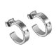 thumbnail image 4 of Dorina Earacupressure Magnetherapy Detoxi Earrings Acupressure Sli-mming Earring----Silver without diamonds--Product code 61512 Silver without diamonds, 4 of 4