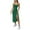 Green, variant on Simua Women's Summer Fashion Dress Sexy Spaghetti Strap Split Solid Color Backless Slim Midi Dress