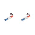 thumbnail image 1 of Maoww 5-modes Multifunction LED Police Flash Light Practical 1/10 Car 1/8 Emergency Bumper Parts RC Accessories Lamps Lights Square 2Set, 1 of 6
