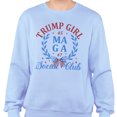thumbnail image 2 of MAGA Social Club Sweatshirt Unisex Large Light Blue, 2 of 5