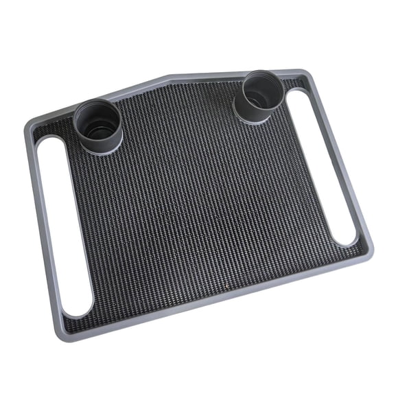 Garende Plateau de Déambulateur en Plastique Table de Rangement Panier de Mobilité pour Repas Lecture Installation Facile avec Porte-Gobelet