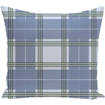 Simply Daisy 16" x 16" Big Bad Plaid Geometric Print Outdoor Pillow