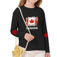thumbnail image 5 of ITSAME Long Sleeve T-Shirts for Girls, Cotton Crewneck Fashion Print Kids Casual Comfortable Pullover Tee Black Size 7T, 5 of 8