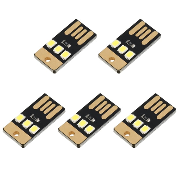 Minilámpara Recargable de Ahorro de Energía LED Ndcxsfigh 5 Piezas