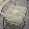 thumbnail image 5 of chaungfeng Plush Biscuit Cushion Decorative Cookie Floor Pillow 15.7in, Cute Flower Square Shaped Velvet Home Office Chair Cushion Non Slip Thickened Seating Cushions Butt Cushion, 5 of 7
