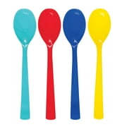 24 Count Multicolor Disposable Plastic Cutlery by Way To Celebrate