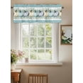 thumbnail image 2 of Thanksgiving Valances for Windows Fall Farmhouse Pumpkin Eucalyptus Leaves Rod Pocket Curtains Valance Short Window Treatment Drapes for Living Room, Bedroom Bathroom 54"&nbsp;W x 18" L, 2 of 5