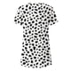 thumbnail image 4 of Fiudx Ofertas Relámpago Blusa Casual de Manga Corta con Estampado de Botones para Mujer, Blusa/Camisa de Cuello Redondo de Manga Corta, 4 of 5