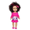 thumbnail image 1 of Juguete de simulación para bebés Doll HUOGUO, pelo rizado, 35 cm, con ropa, 1 of 2