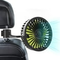 thumbnail image 2 of USB Single Head Car Fan and USB Dual Head Car Fan for Backseat for Kids, 2 of 5