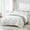 Diamond Quilting White, variant on Sleep Zone Queen Comforter Duvet Insert, Down Alternative Reversible Comforter, Lightweight, Soft and Breathable Bedding All Season, Diamond Quilting White