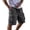 Dark Gray #018, variant on Cargo Shorts for Men Relaxed Fit Drawstring Waist Hiking Shorts Multi Pockets Outdoor Casual Athletic Short Pants, 2XL