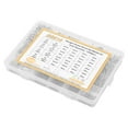 thumbnail image 4 of Fastener Kit, M2 M3 M4 M5 Screw Nut Washer Kit Wear Resistance Hex Socket Cross  For Cabinet, 4 of 8
