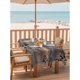 thumbnail image 2 of Outdoor Tablecloths with Umbrella Hole & Zipper, Brown Black Botanical 60 x102 Inch Rectangle Tablecloths, Farmhouse Vintage Shabby Leaves Waterproof Table Cloth, Patio/Pool/Picnic Table Covers, 2 of 8