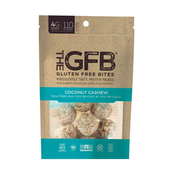 The GFB: Bouchées Sans Gluten - Croquant Aux Noix De Cajou Et Noix De Coco