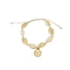 thumbnail image 1 of BRIGHTFUFU Tobillera de concha natural chapado en metal cadena de tobillo de moda delicada joyería de tobillo colgante de cadena para colgar en el pie para mujeres niñas (dorado), 1 of 7