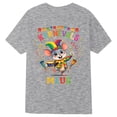 thumbnail image 4 of Girls Carnival Print Short Sleeve T-Shirt Colorful Festival Graphic Round Neck Top for Kids 3/4 Sleeve Gradient T-Shirt Happy Carnival Outfits Toddler Boys Girls Crewneck Tees 2026, 4 of 4