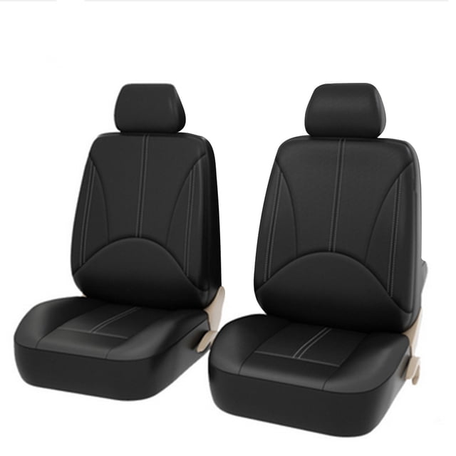 Fundas Universales Finas Para Asientos Delanteros De Cuero PU Para Coche, Funda Protectora Para Asiento Trasero De Coche De Buena