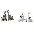 thumbnail image 1 of Figuras Modernas De Resina De Elefantes Familiares, Esculturas, Arte Artesanal, Adornos Coleccionables Para Escritorio, Estantería, Hogar, Oficina, Sala De Estar, Dormitorio, Decoraciones,, 1 of 8