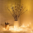 thumbnail image 3 of Luces de rama de ramita de sauce creativas, decoración navideña para el hogar, Noel Kerst, Año Nuevo, 2024, 20 LED, 2023, 3 of 4