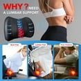 thumbnail image 5 of Lumbar Support Pillow for Car, Memory Foam Lumbar Pillow for Lower Back Pain Relief - Back Cushion for Driving, Chair Support for Car-Office Chair, Wheelchair - Black, 5 of 8