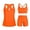 A260 Orange, variant on Mifsaly 3 Piece Tankini Swimsuits for Women Racerback Modest Swimwear Set Surfing Swimming Summer Beach Bathing Suit M