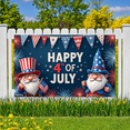 thumbnail image 6 of Decorative Gnomes Independence Day Banner Patriotic July 4th Theme Celebration for Outdoor Party Holiday Event, 6 of 8
