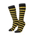 thumbnail image 2 of Bingfone Compression Socks for Women and Men Long Socks for Running Athletic Cycling Nurse-Gold Glitter, 2 of 8