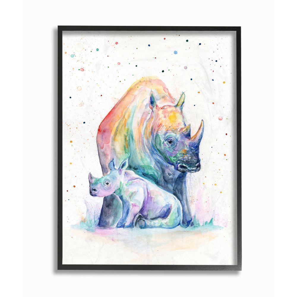 Stupell Home Décor Animal Abstract Framed Art Print, by Marc Allante
