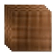thumbnail image 1 of FASÄDE Square Decorative Vinyl 2ft x 2ft Lay in Ceiling Panel in Oil Rubbed Bronze (5 Pack), 1 of 5