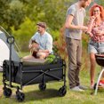 thumbnail image 4 of Carro plegable para acampar Carro plegable de gran capacidad para compras deportivas Camping, 4 of 9