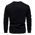 thumbnail image 5 of BAETEUY Men Top, Autumn, Winter, O Neck, Loose, Contrast Color, Elastic, Cuffs, Pullover, Patchwork, Mid Length, Sport, Daily, Wear, School, Sweatshirt, 5 of 8