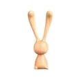 thumbnail image 2 of KRQAP Long-Eared Rabbits Massage ornament Home Wooden Massage tool for Body Acupoints and Head Meridians Personalized RabbitShaped Nasal Scraper, Home Items Under $10, 2 of 7