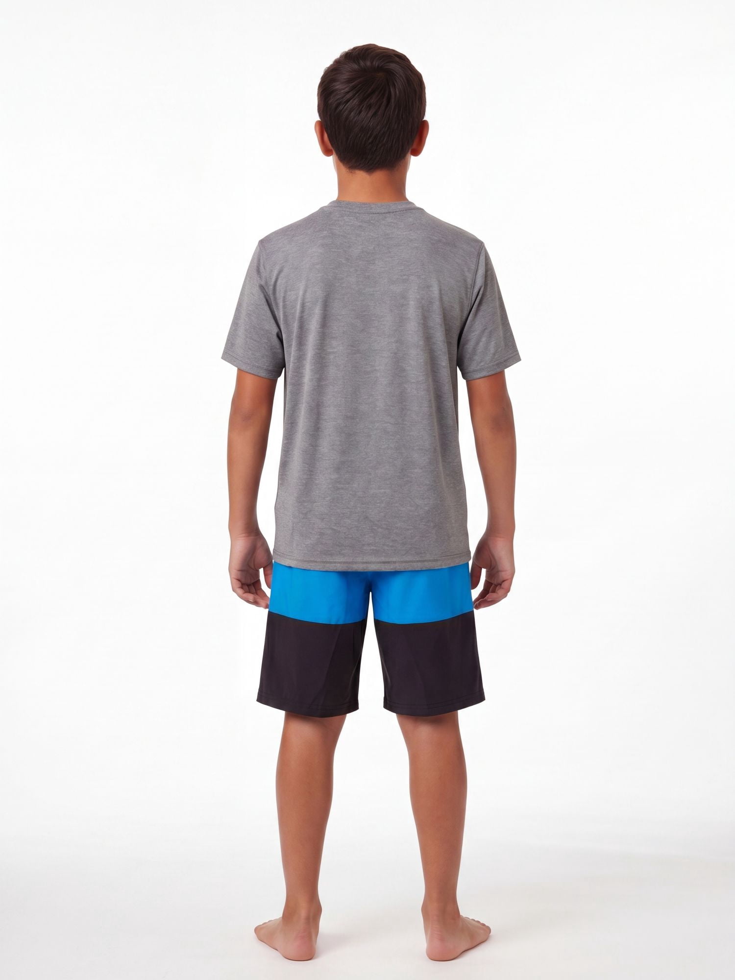 Reebok Boys Short Sleeve Rashguard with UPF 50+ Protection, Sizes 4-18