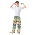 thumbnail image 2 of FORMRS Kids Pajama Pants with Pockets Size 6-8Y Boys Lounge Sleep Bottoms, Dinosaur with Stars, 2 of 8