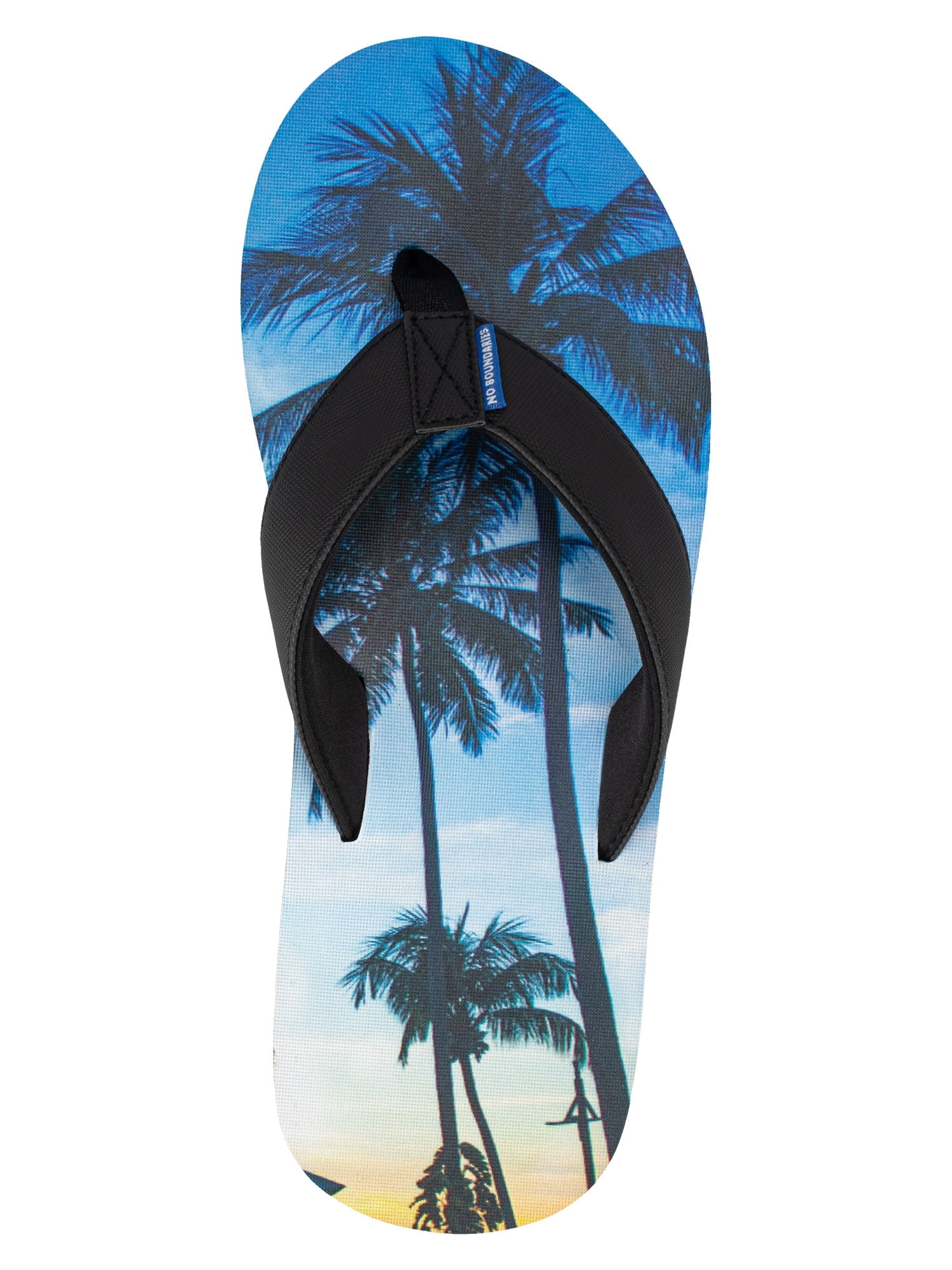 No Boundaries Men's Beach Flip Flop Sandals