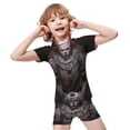 thumbnail image 4 of Pennywise Boys 2-Piece Swimsuit Set, Short Sleeve Rash Guard & Swim Trunks, 4 of 7