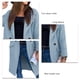 thumbnail image 4 of Abrigo con cuello vuelto, chaqueta de abrigo de longitud midi, abrigo con bolsillos de manga larga, chaqueta de abrigo de longitud midi, resistente y resistente, 4 of 5