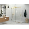 thumbnail image 6 of Glass Warehouse 90Sl-60-40 Nova 78" High X 60" Wide X 40" Deep Sliding Frameless Shower, 6 of 7