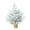 Snow Flocked, variant on Tabletop Christmas Tree Mini Desk Xmas Tree Artificial Dense Branch PE Linen for Bar Shop Decor