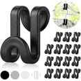 thumbnail image 1 of Clothes Hanger Connector Hooks, Hanger Connector Hooks for Closet Mini Cascading Clothes Hangers Hooks Connector Space Saving Cascading Hanger Organizer Relaxing, 1 of 2