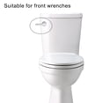 thumbnail image 3 of Bgsha Toilet Tank Accessories Drain valve Flush Handle Replacement Front Mount Gold, 3 of 7