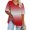 Red, variant on USSUMA Women Clothing Womens Summer Tops V Neck Short Sleeve Plus Size Tops for Women Prints Casual Shirt Loose Tops Bachelor Party Black Polyester Reduced Price XL