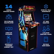 Arcade1Up Mortal Kombat II Deluxe Arcade Machine Gaming Cabinet with 14 Games